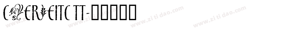 CherieITC TT字体转换
